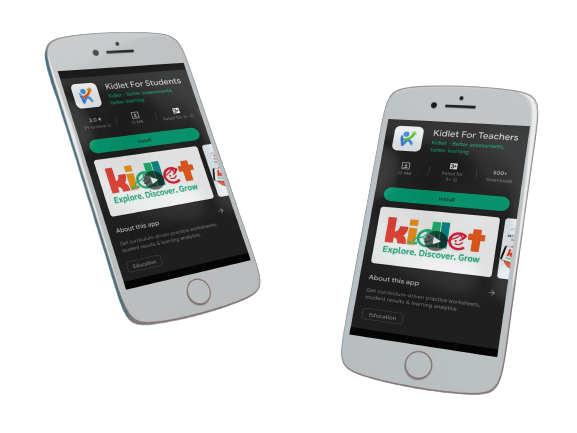Kidlet mobile app for students and teachers